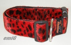 Fellhalsband freaky leo red