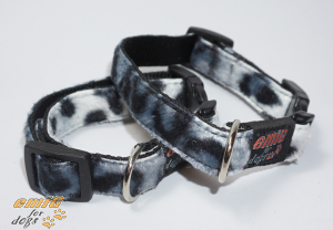 SALE Halsband 2cm Leo grey PL