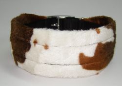 FE collar deluxe cow brown