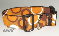 LE Hunde Halsband retro orange