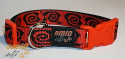 NE Hunde Halsband hot fire 2,5cm