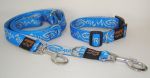 NE Hunde Halsband blue water 2,5cm