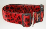 Fellhalsband freaky leo red