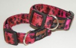 Fellhalsband freaky leo pink