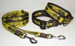 NE Hunde Halsband lagarto yellow 4cm