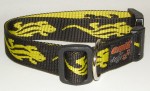 NE Hunde Halsband lagarto yellow