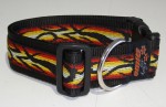 NE Hunde Halsband FIRE 4cm