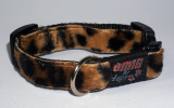 SALE Halsband 2cm leopard braun PL