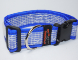 Unikat Hundehalsband blau surf