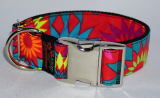 LE Hunde Halsband Summer red