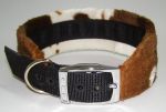 Fellhalsband deluxe cow brown