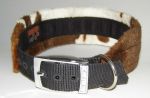 Fellhalsband deluxe cow brown