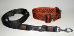 NE Hunde Halsband rockabilly orange 4cm