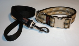 NE Hunde Halsband retro beige 4cm